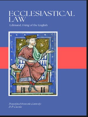 cover image of Ecclesiastical Law